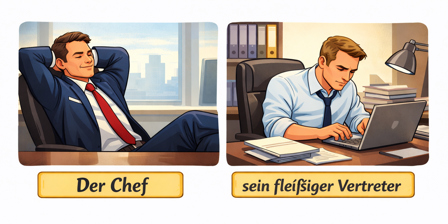 Člen nenese rodovou koncovku – přídavné jméno přebírá koncovku