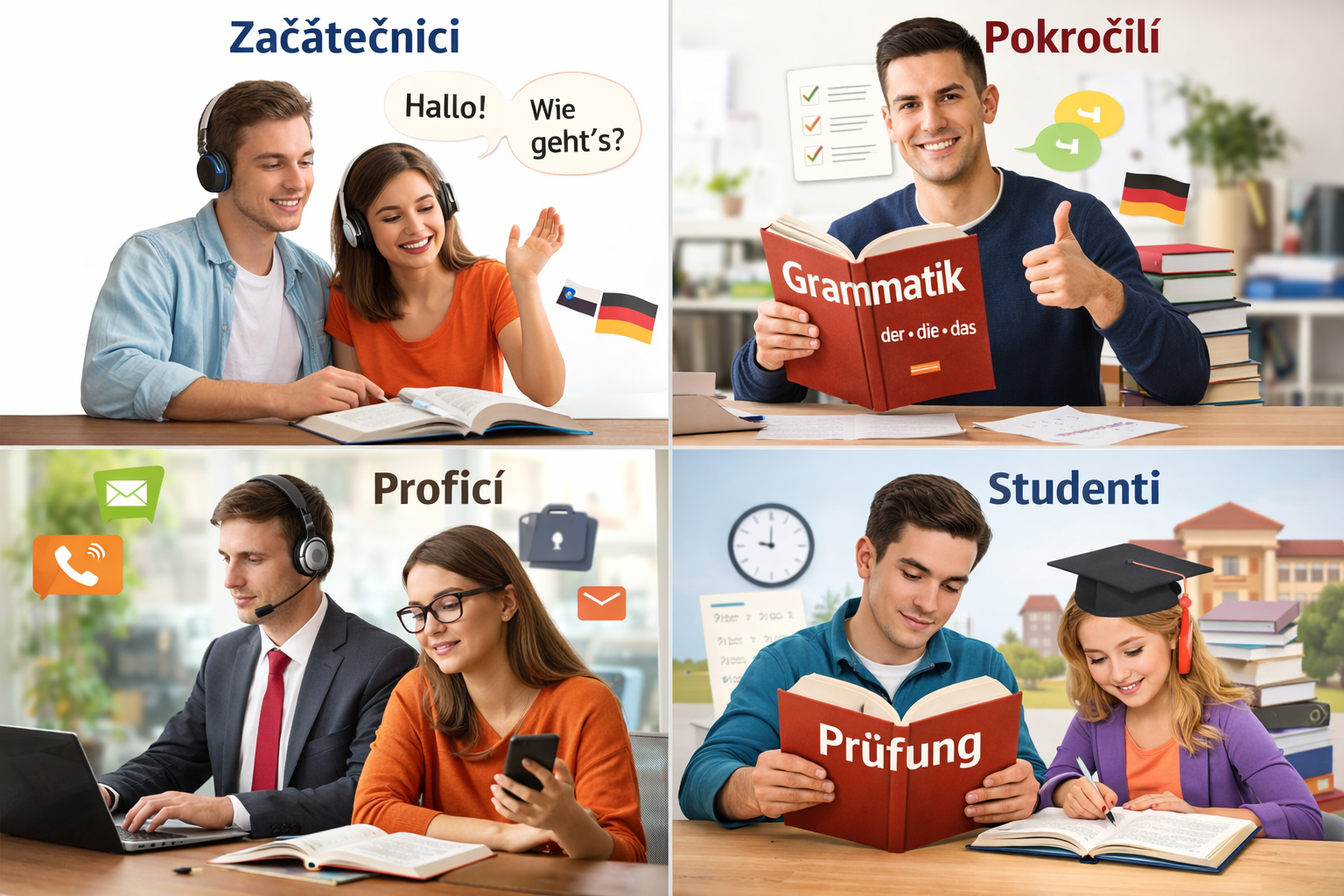 Jazykové úrovně mých studentů