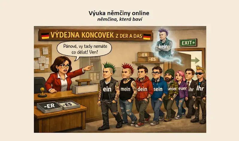 Členy typu ein v němčině
